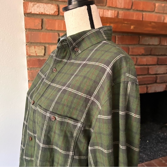 Dairy Boy Hanover Flannel Shirt in Evergreen Plaid Sz M/L - Picture 6 of 9